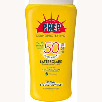 312376 - PREP, QUMSHT DERMOPROTEKTIV Për Diellin SPF50, me glicerinë dhe vitaminë e, 200ML