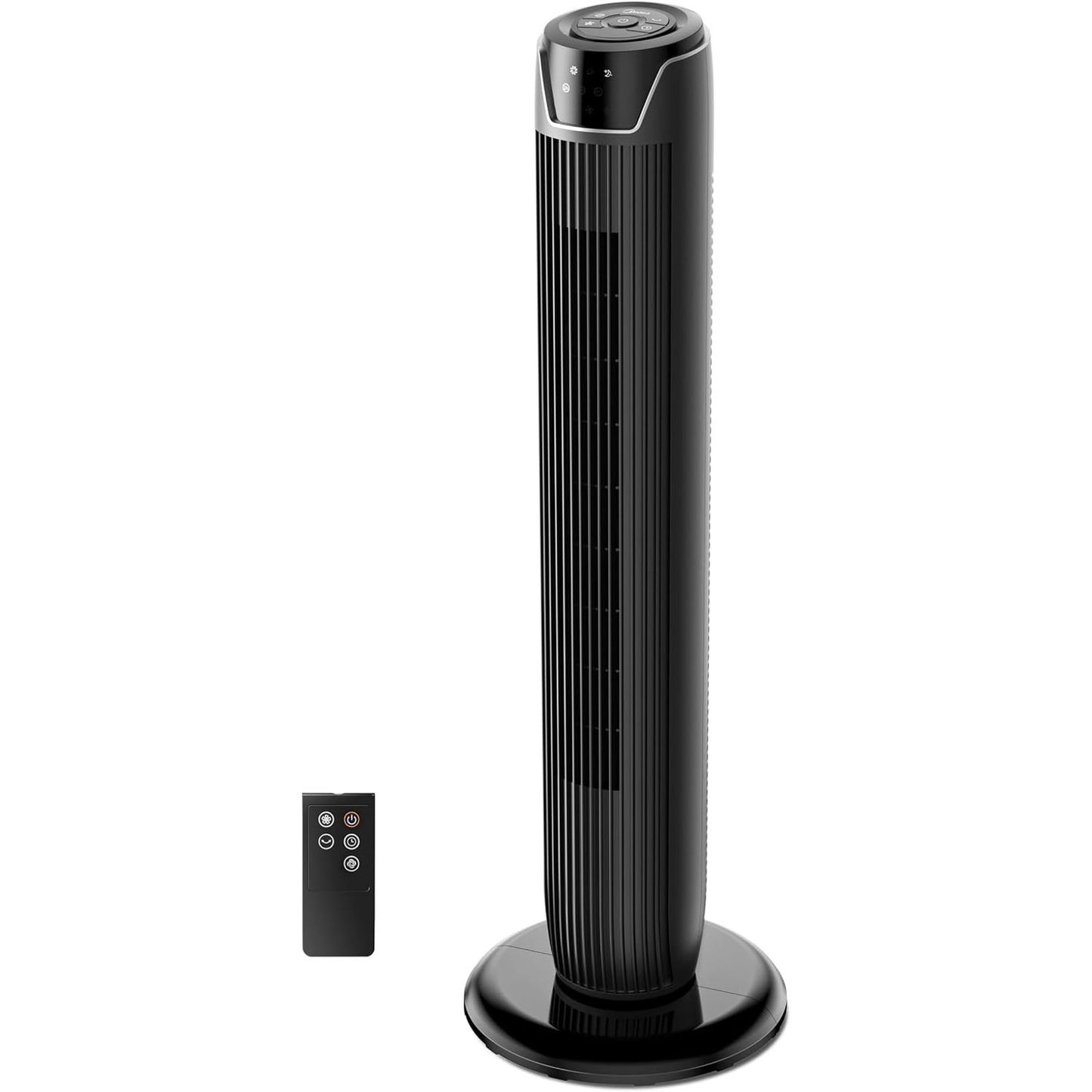 322234 - MIDEA Ventilator Kulle i Heshtur FZ10-17JR me Telekomandë, 45W, Lëkundje 90°, Ekran LED, 3 Shpejtësi, 3 Modalitete, Kohëmatës 7Orë, 36"