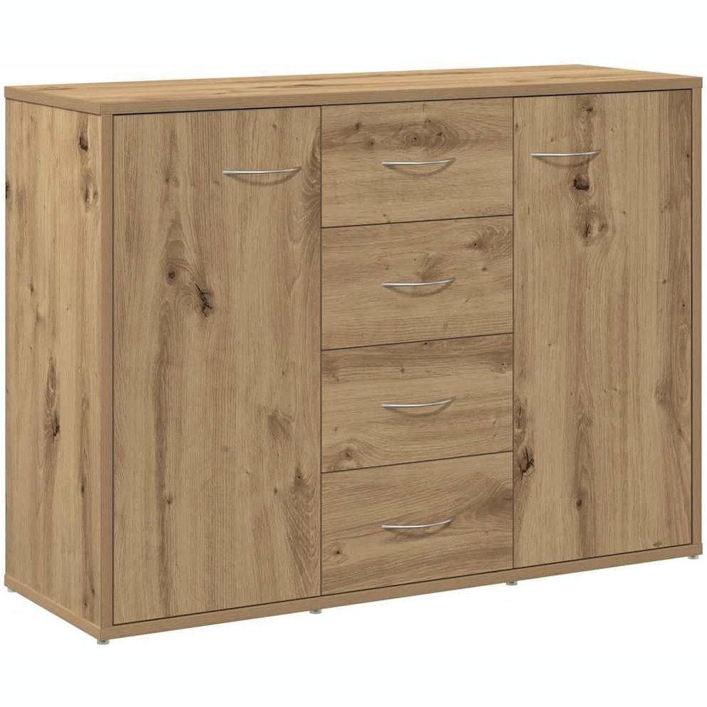265558 - vidaXL Bufe për Dhomë Ndenjeje – Dru i Përpunuar Artisan Oak