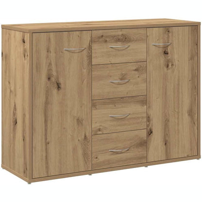 265558 - vidaXL Bufe për Dhomë Ndenjeje – Dru i Përpunuar Artisan Oak