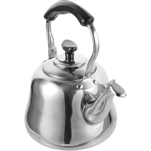 200997 - ÇAJNIK FISHKËLLYES 1L, çeliku inox me filtër për sobë me gaz, i pajtueshëm me induksion, për kuzhinë, ecje në natyrë, piknik, kamping