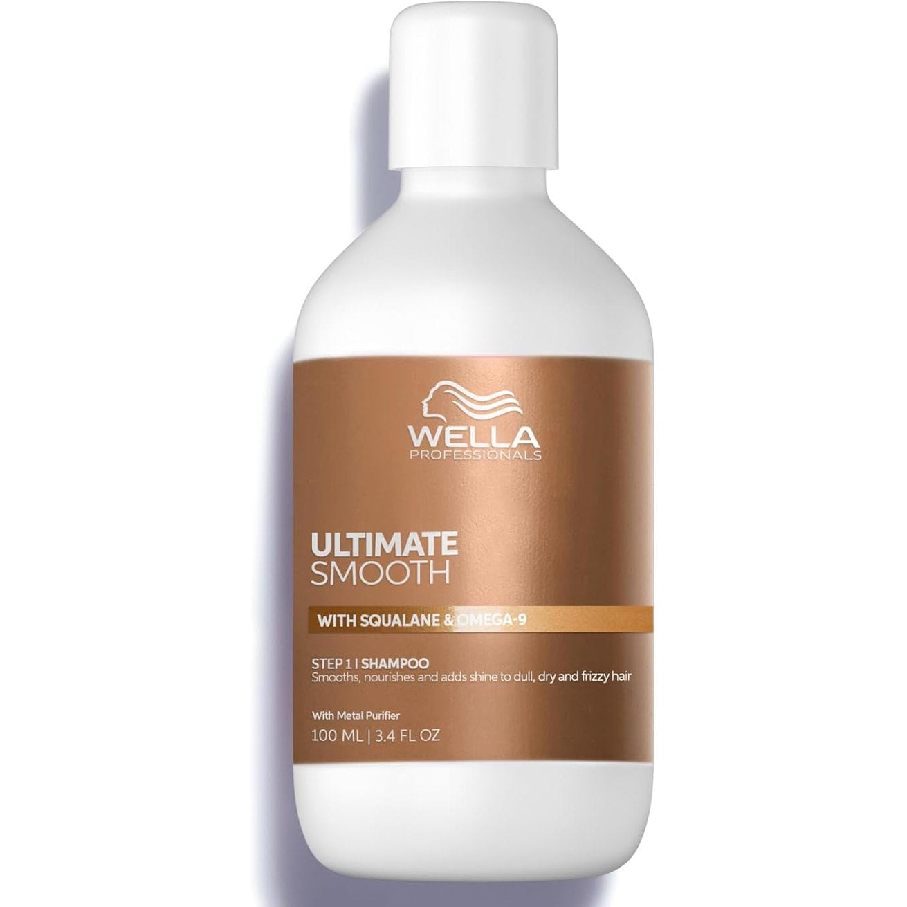 318325 - WELLA PROFESSIONALS Ultimate Smooth, 100 ml, shampo ushqyese me skualan dhe omega-9 për flokë të thatë