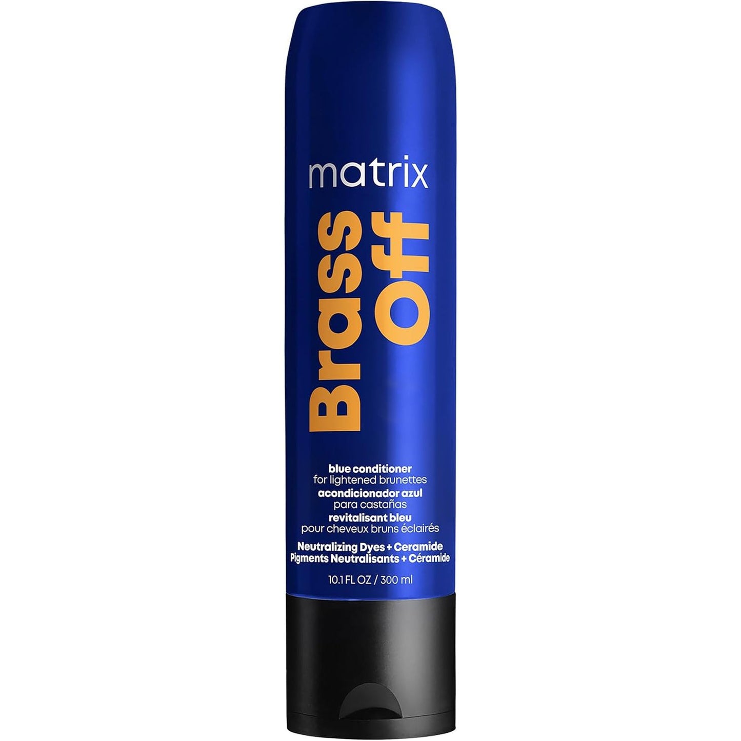 321649 - MATRIX Balsam Neutralizues, Tone Anti-Brass, për flokë bjonde të errët deri në kafe të çelët, hidraton dhe mbron ngjyrën, Brass Off, 300 ml