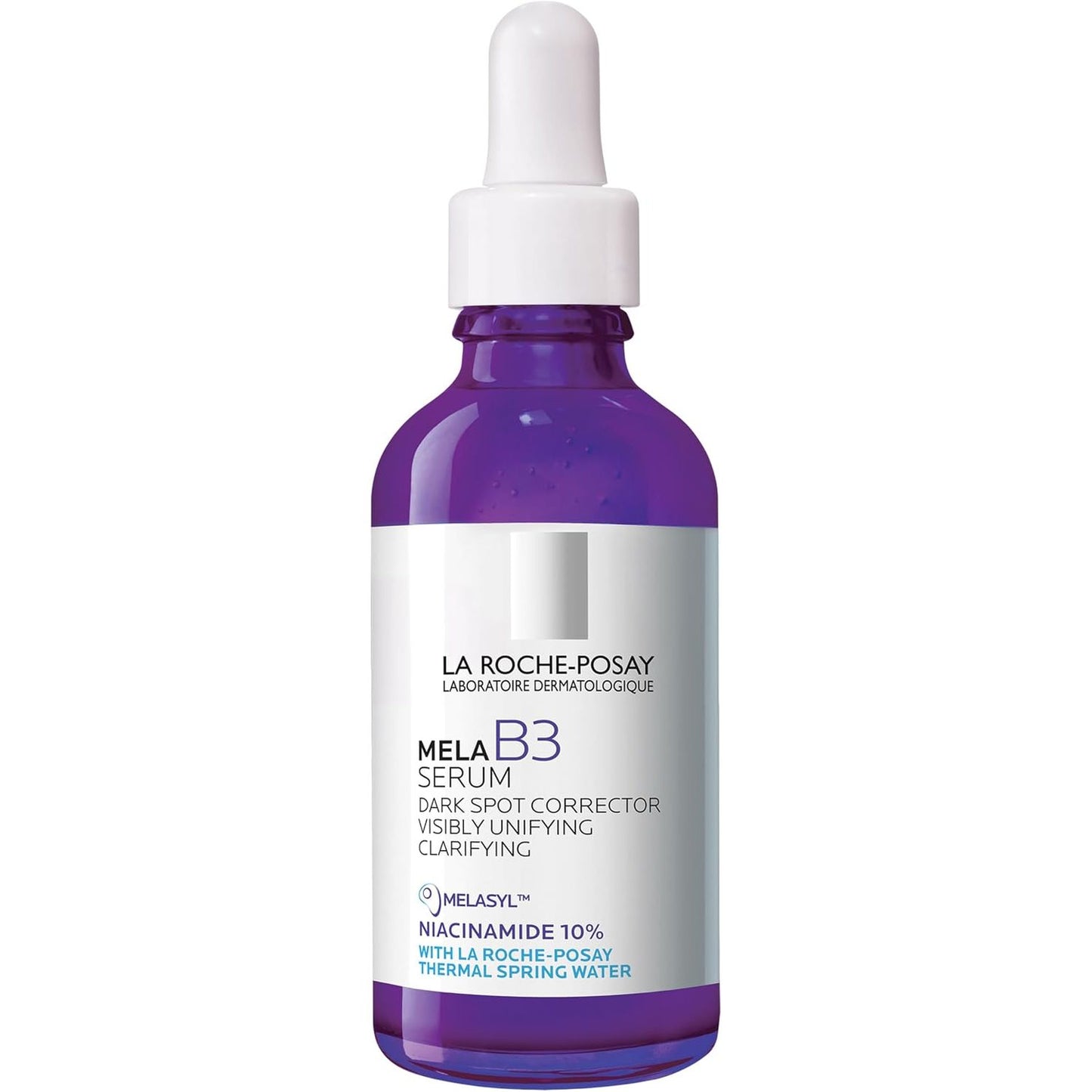 271240 - LA ROCHE POSAY Serum intensiv kundër njollave të errëta Mela B3, 50 ml, për të gjitha llojet e lëkurës, parandalon rishfaqjen, barazon ngjyrën e lëkurës, zvogëlon hiperpigmentimin, i pasuruar me Melasyl dhe Niacinamide
