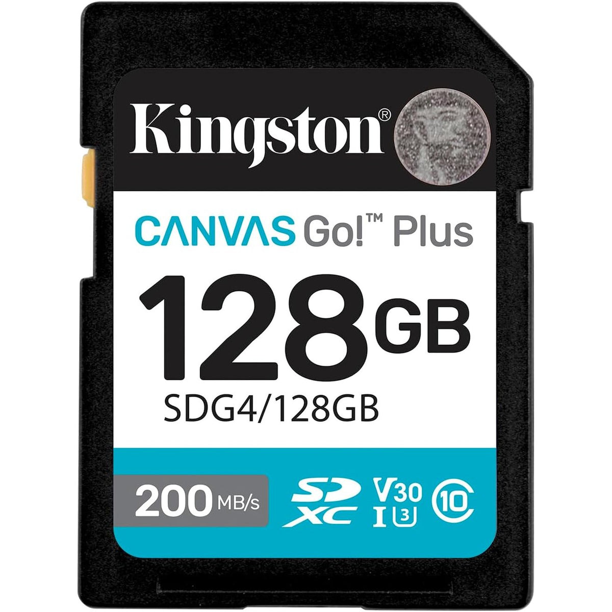 296124 - KINGSTON Kartë memorieje Canvas Go Plus SDXC Gen4, 200MB/s, C10, UHS-I, U3, V30, 128GB-SDG4/128GB