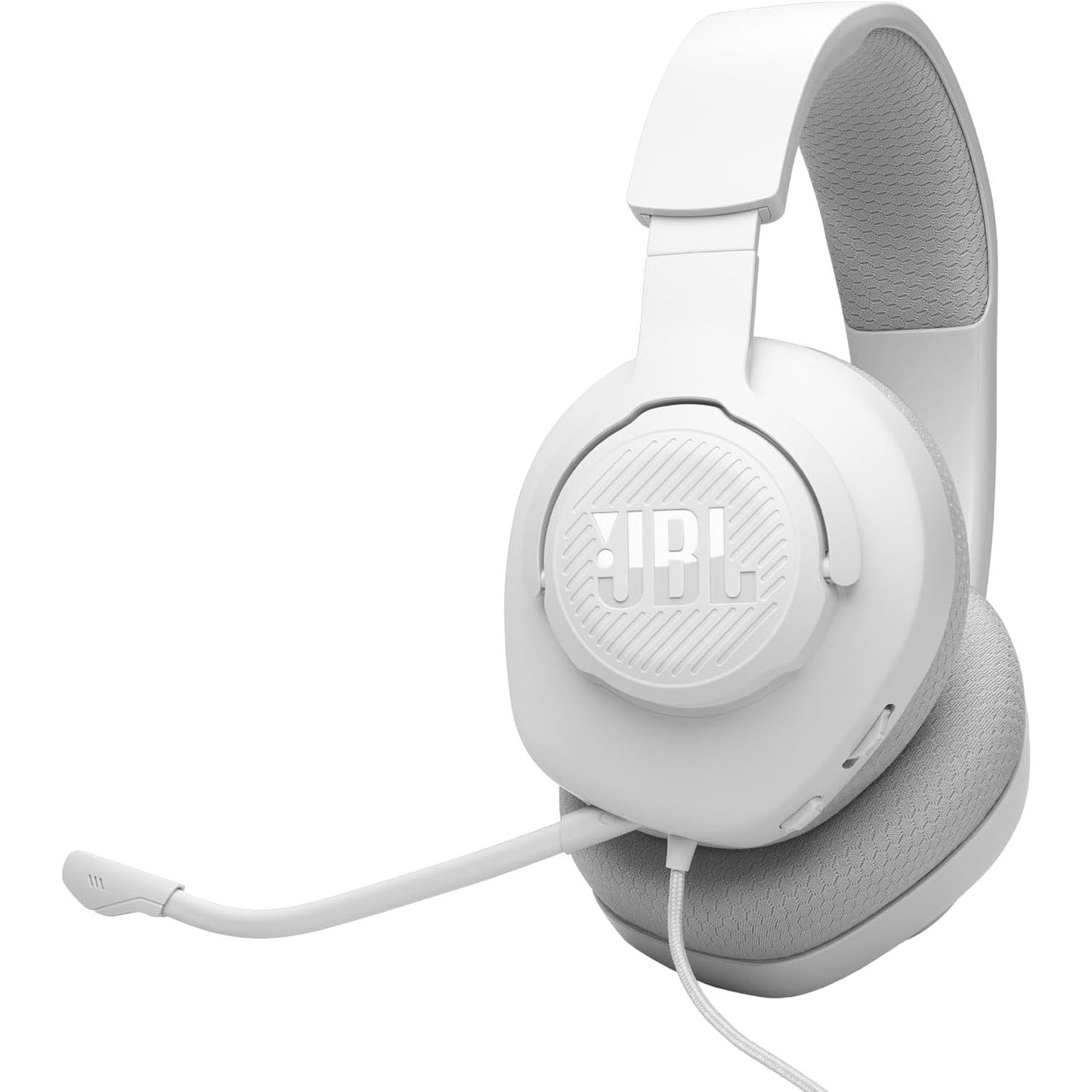 268240 - JBL Kufje Quantum 100M2 me JBL QuantumSOUND Signature, prizë 3.5 mm, mikrofon të shkëputshëm, të bardha