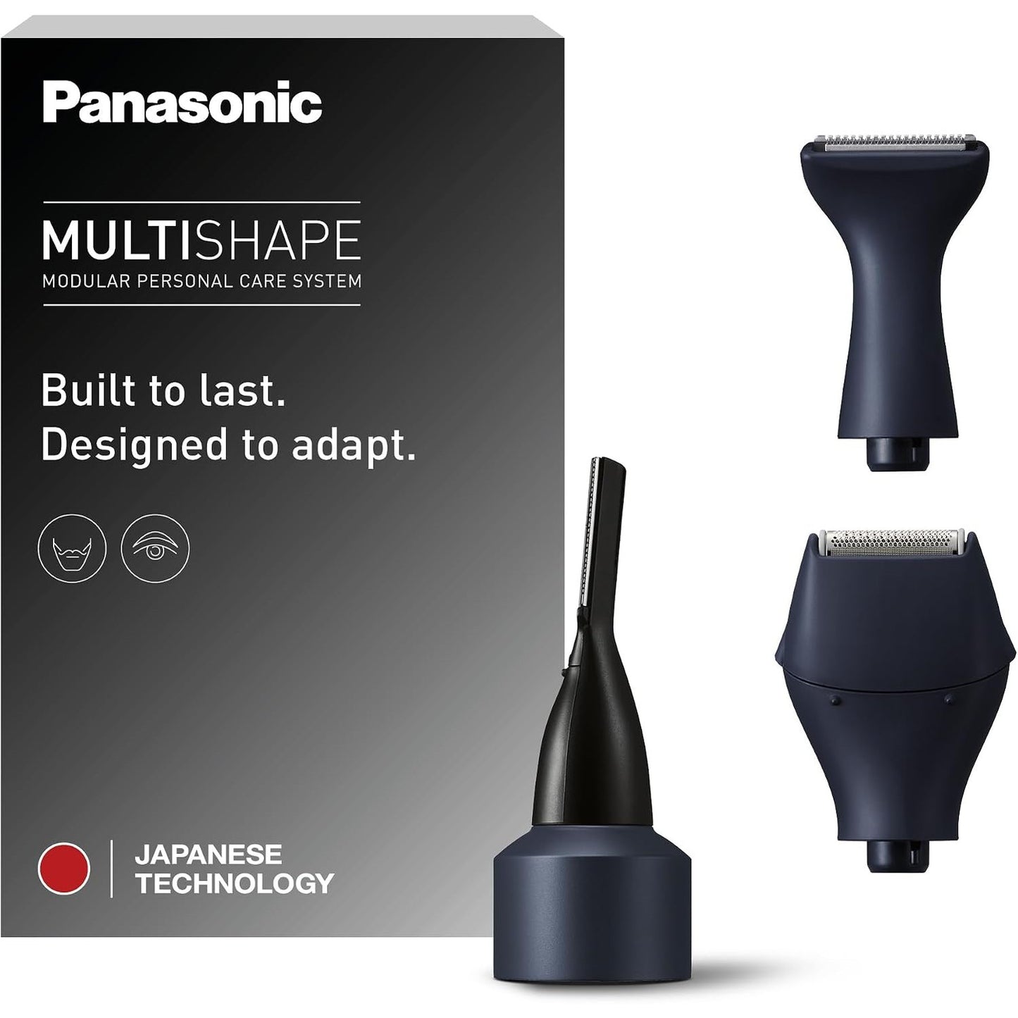 316206 - PANASONIC ER-CDT1-A301 Shtojcë Shumëformëshe, Set Shtojce Koke Rruajtjeje/Shkurtimi Detajesh, Makinë Rruajtjeje Detajesh, e Zezë