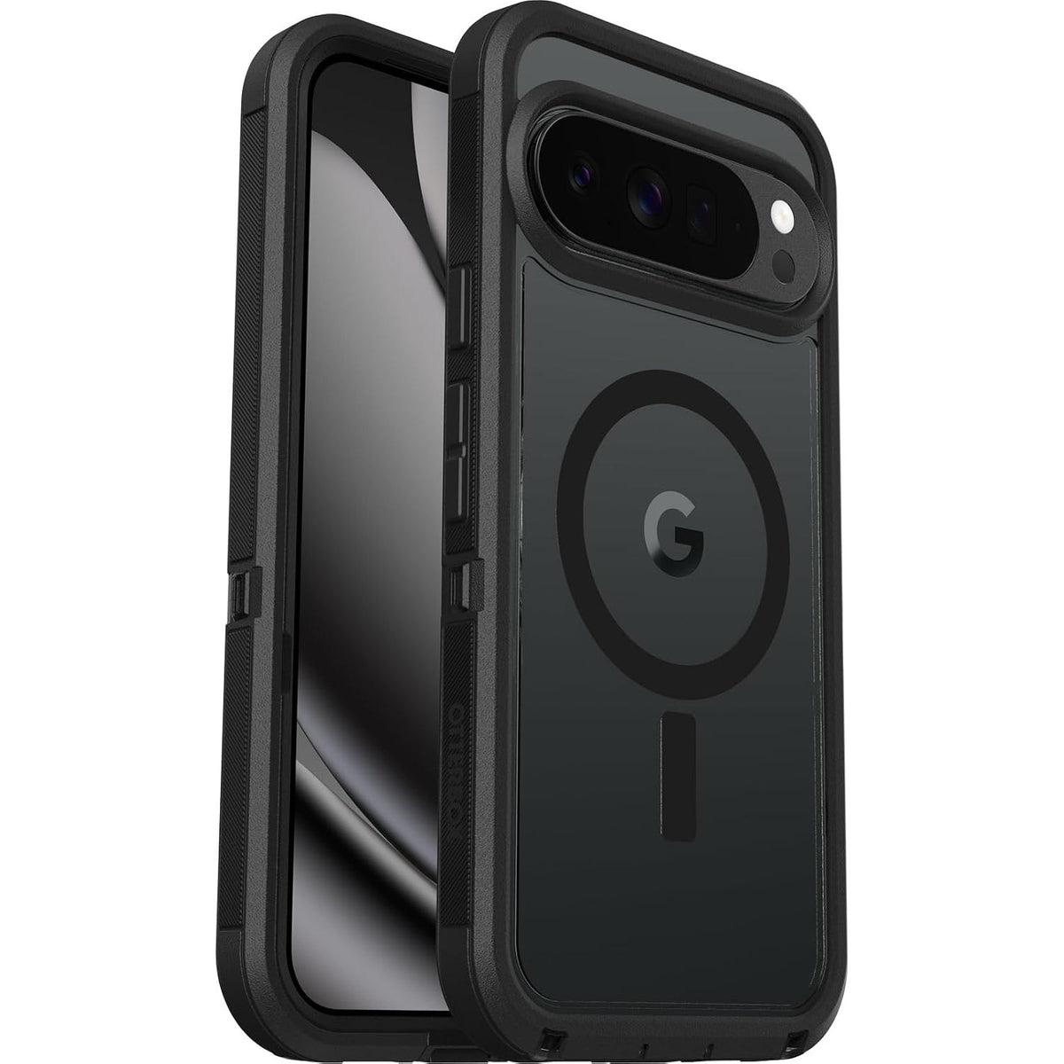 305302 - OtterBox Defender Pro XT, Mbështjellëse për Google Pixel 10 Pro XL, Transparente/E zezë