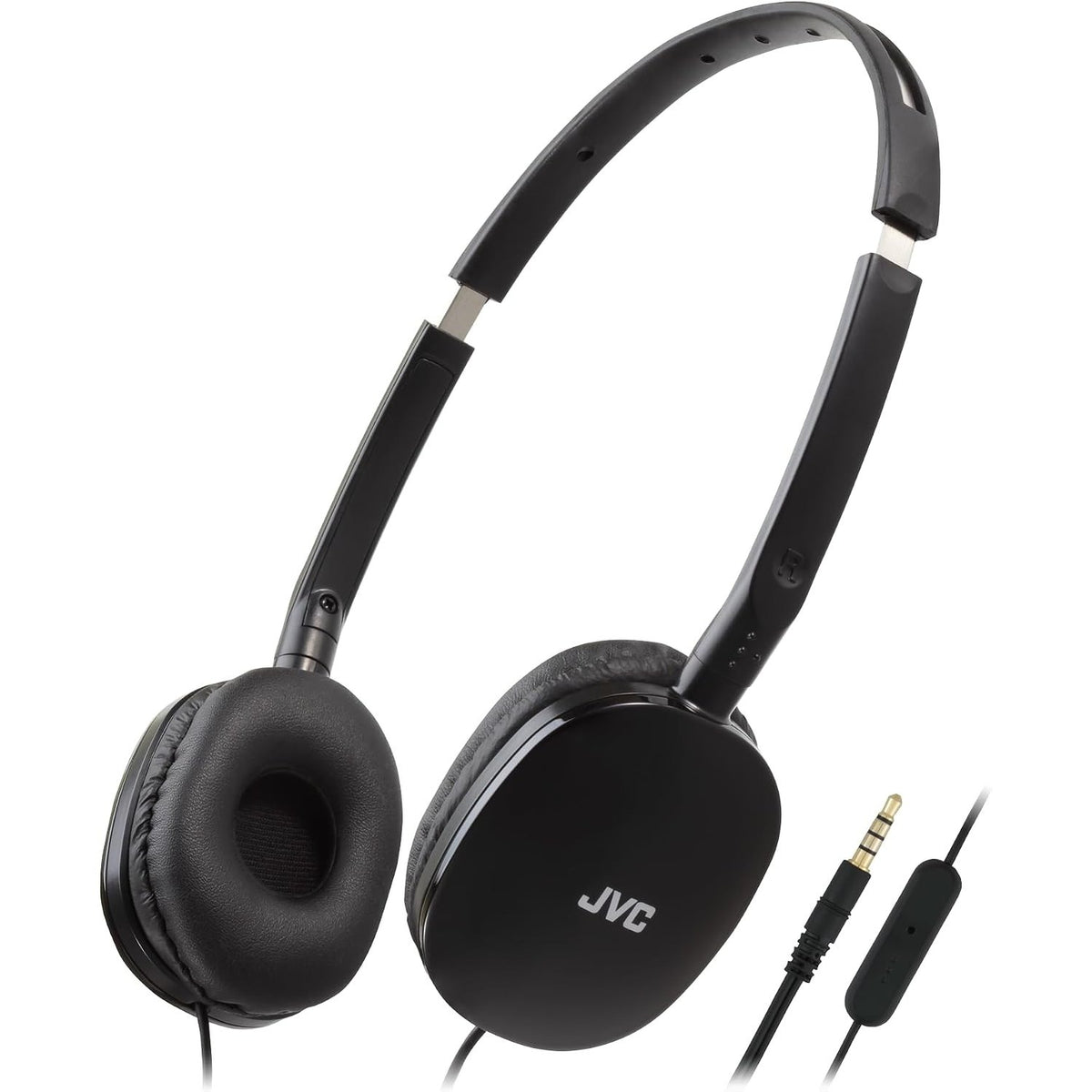 299563 - JVC HA-S160M-B, Kufje të Palosshme dhe Kompakte, me Çelës Mikrofoni, të Zeza