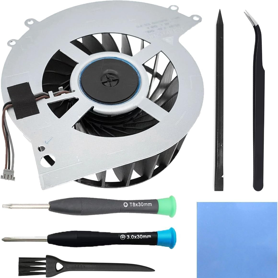 268584 - ZHUROUPU Ventilator i Brendshëm Zëvendësues për PS4, Zhurmë e Ulët, 2500RPM, për Sony PlayStation 4 CUH-1100A, CUH-1115A, CUH-1000A, CUH-1001A, CUH-10XXA, KSB0912HE