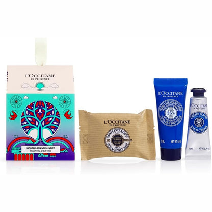 298666 - L'OCCITANE - Set Dhuratash Krishtlindje Shea House - Sapun, Krem Trupi Ultra i Pasur, Krem Duarsh
