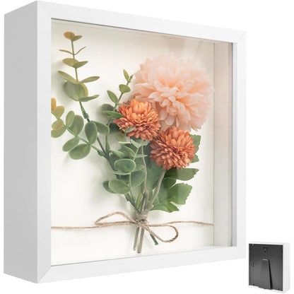 264163 - KORNIZË FOTOJE 3D, 25 X 25 CM, ME PANEL AKRILIK TRANSPARENT, 3 CM THELLË