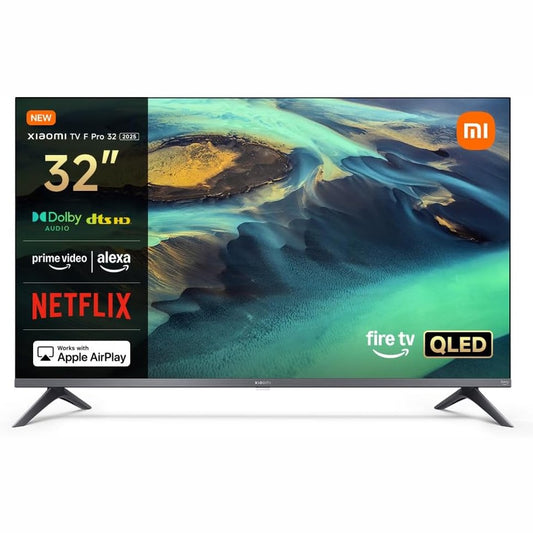 305043 - XIAOMI TV F Pro 32, 81 cm (32 inç), QLED, Smart TV, Fire OS 7, Kontroll Zëri Alexa, Dolby Audio™, DTS Virtual:X, DTS-HD, i pajtueshëm me Apple AirPlay