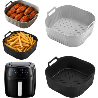 288476 - Glamifyr Forma silikoni me 2 pjesë për skuqëse me ajër, 20x20, Aksesorë për skuqëse me ajër Russell Hobbs