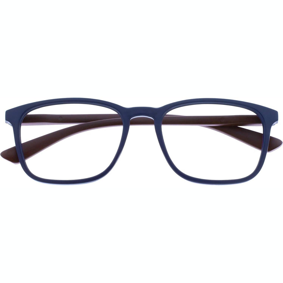 306906 - OPULIZE MAX - Syze Leximi, Kornizë Drejtkëndëshe e Gjerë, Blu Marine Mat, R78-3, +1.50