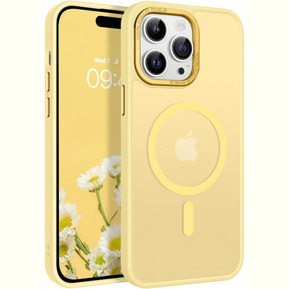 276912 - BENTOBEN Mbulesë mbrojtëse magnetike për iPhone 14 Pro, 6.1 inç (15.7 cm), e pajtueshme me MagSafe, karikim pa tel, transparente, mat, mbrojtje e gradës ushtarake, rezistente ndaj gërvishtjeve