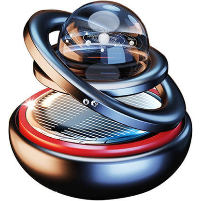 164050 - KWAK'S Aromatizues Ajri me Energji Diellore, Difuzor Vaji Esencial me Pezullim dhe Rrotullim, Unazë të Dyfishtë Interstellar, Freskues Ajri, ngjyra e zezë