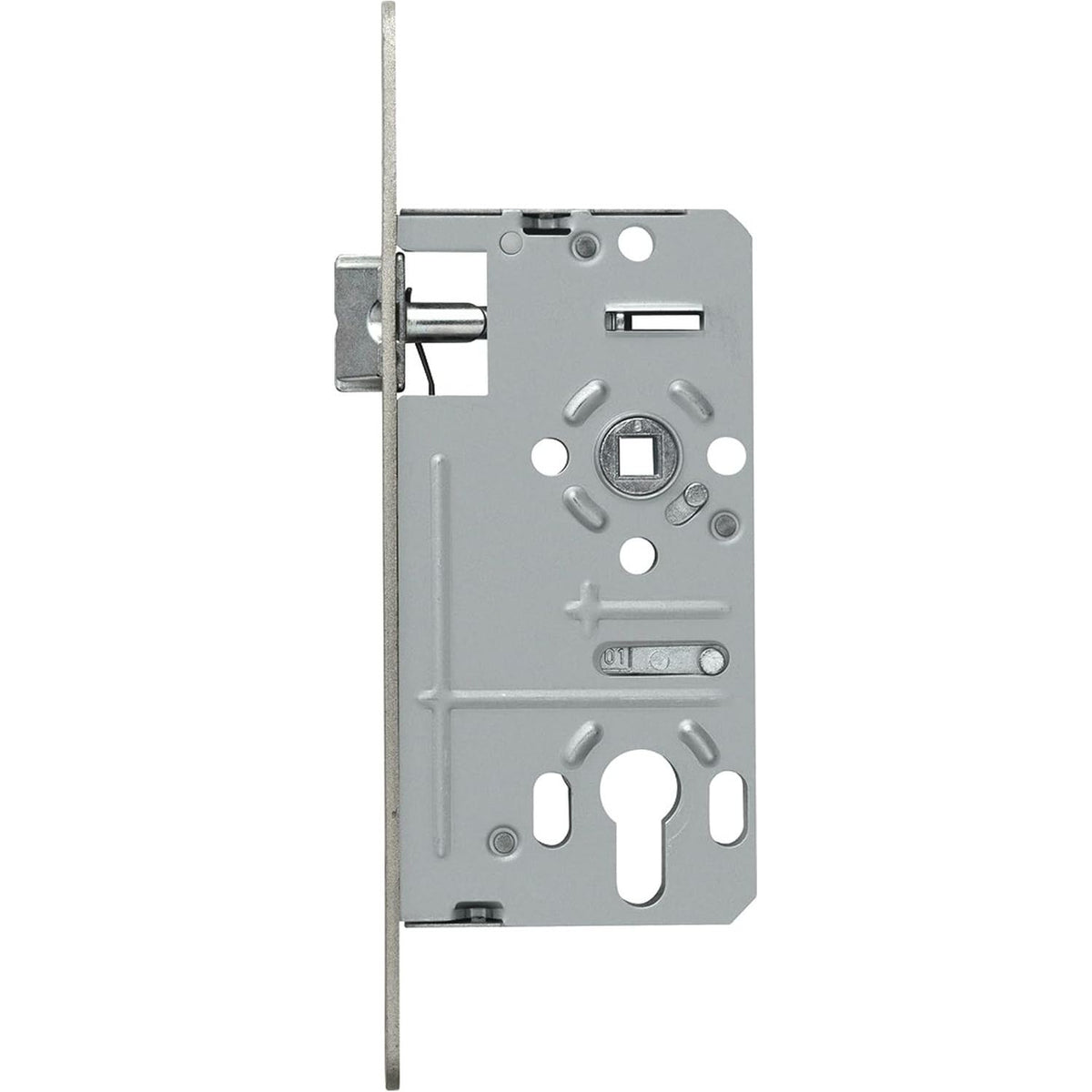 314970 - ABUS Bravë me mortise ESK PZ2 Universal S - cilindër profili, argjendi