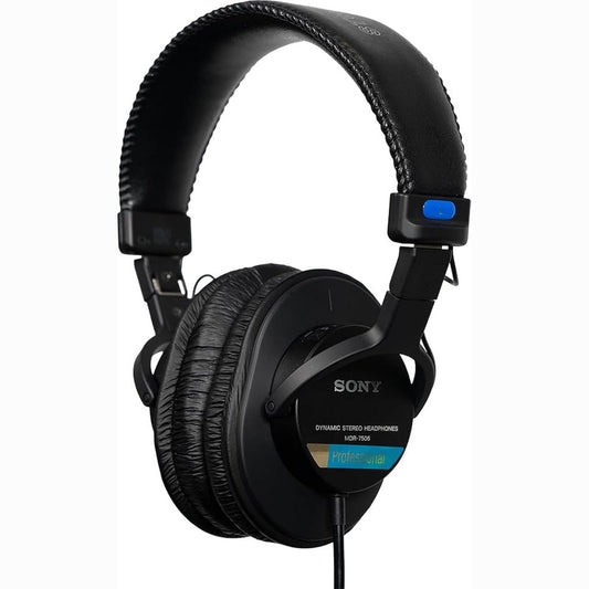 299036 - SONY MDR-7506 Kufje Studio me Tel, Diapazoni Frekuencor 10Hz-20kHz, 63 Ohm, Dizajn i Lehtë dhe i Palosshëm (227g), Ngjyrë e Zi