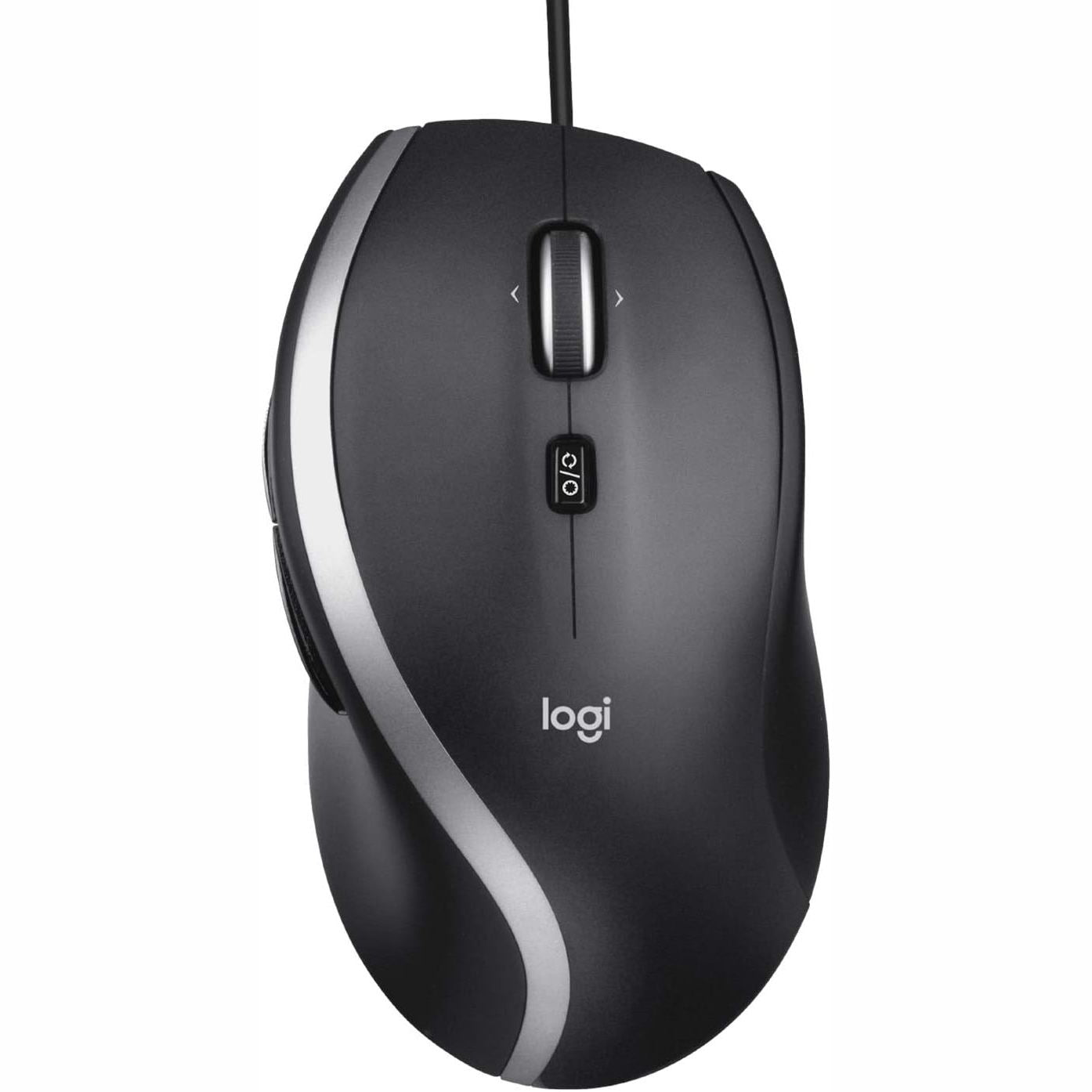 266531 - LOGITECH Maus M500s me lëvizje dhe pjerrësi super të shpejtë, butona të personalizueshëm, gjurmim ultra të saktë me ndërrim DPI, plug-and-play nëpërmjet USB - i Zi
