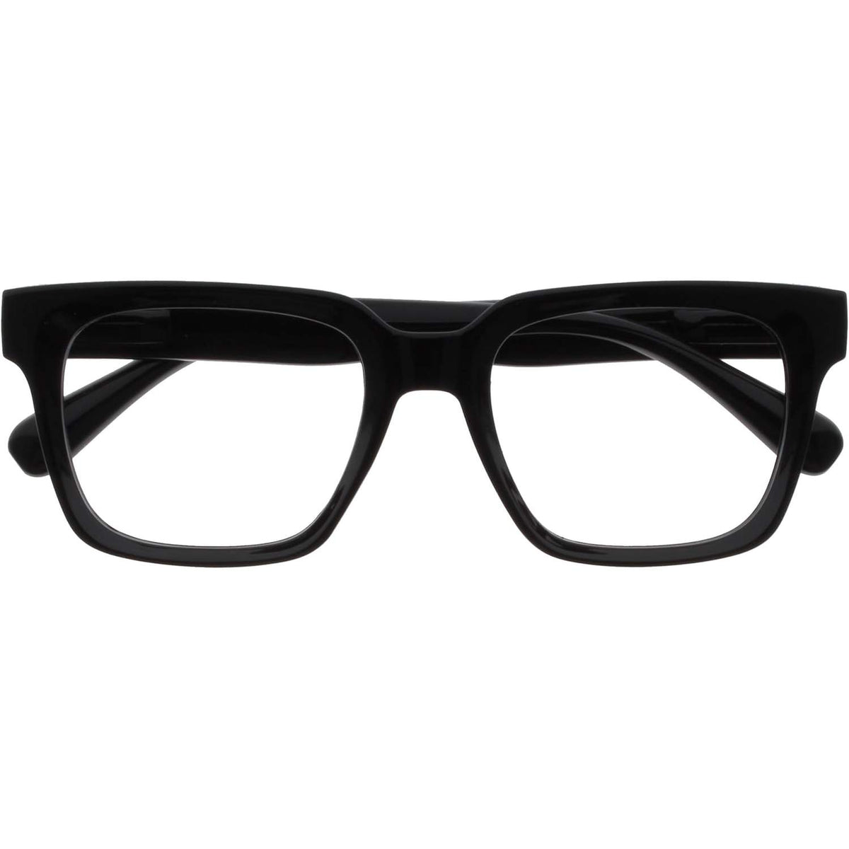 321885 - OPULIZE Syze me Filtër Drite Blu për Burra dhe Gra - Lente Transparente - Anti-reflektuese - Mbrojtje UV400 - Kornizë e Madhe Drejtkëndëshe - +0.00