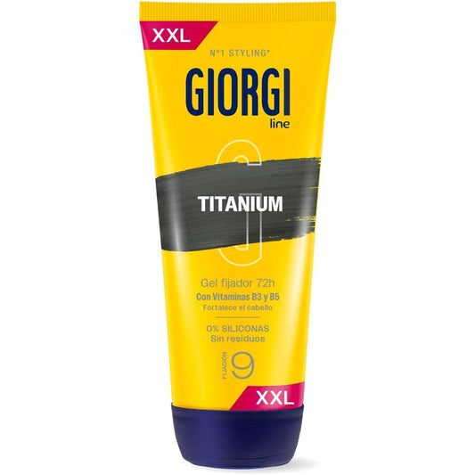 298901 - GIORGI LINE - Xhel flokësh Absolut Titanium, 240 ml, 0% Silikone, Mbajtje 48 orë, Ultra Rezistent