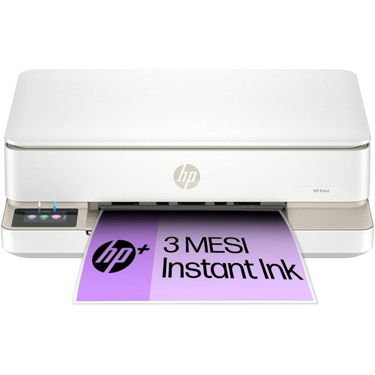 126180 - HP ENVY 6120E 714L8B, Printer Multifunksionel ngjyrë A4, Printim Automatik Dupleks, Deri në 10 faqe/min, Wi-Fi, HP Smart, 3 Muaj Bojë e përfshirë, Ngjyra e bardhë