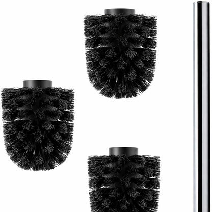 224292 - DALOUAL - 3 X KOKA ZËVENDËSUSE PËR FURÇA TUALETI Ø 6.5 CM + 1 X DOREZË ÇELIK INOKS 26.5 CM