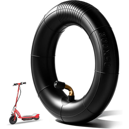 322744 - SYACHI Tub i Brendshëm i Skuterit Elektronik 200x50, Tub i Trashur 8 inç, Zëvendësim 8" x 2" për Skuterin Elektronik Xiaomi M365/Pro2/Pro/1S/Essential, me Kërcell Valvule të Përkulur, Valvul e Kënduar 90°