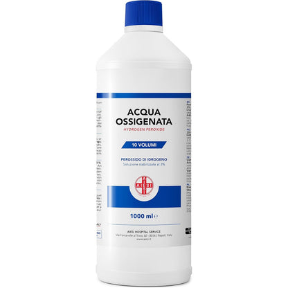 272486 - AIESI® Dezinfektant Hidrogjen Peroksid FU, 1000 ml, me kapak të sigurt për fëmijë, Prodhuar në Itali