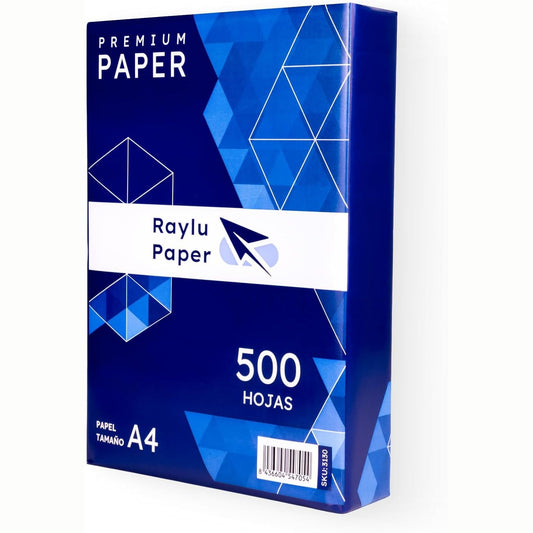 296464 - RAYLU Letër Premium A4 500 Fletë 80g për Printerë Lazer, Inkjet dhe Fotokopjues, për Zyrë dhe Shtëpi
