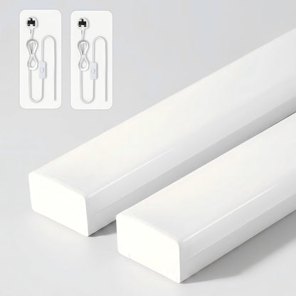 221675 - BrightFly Llambë LED me Ekran të Plotë 4FT, Llambë Tavani e Lidhshme me Prizë, 33W, 3610lm, 3000K/4000K/6500K e Përzgjedhshme, Pako me 2