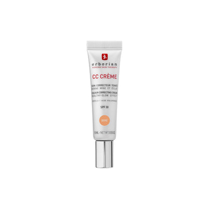 336444 - ERBORIAN - KREM CC CENTELLA ASIATICA, 15ml, krem dhe grim për fytyrën me përkufizim të lartë, SPF 30, kozmetikë koreane, nuanca Doré