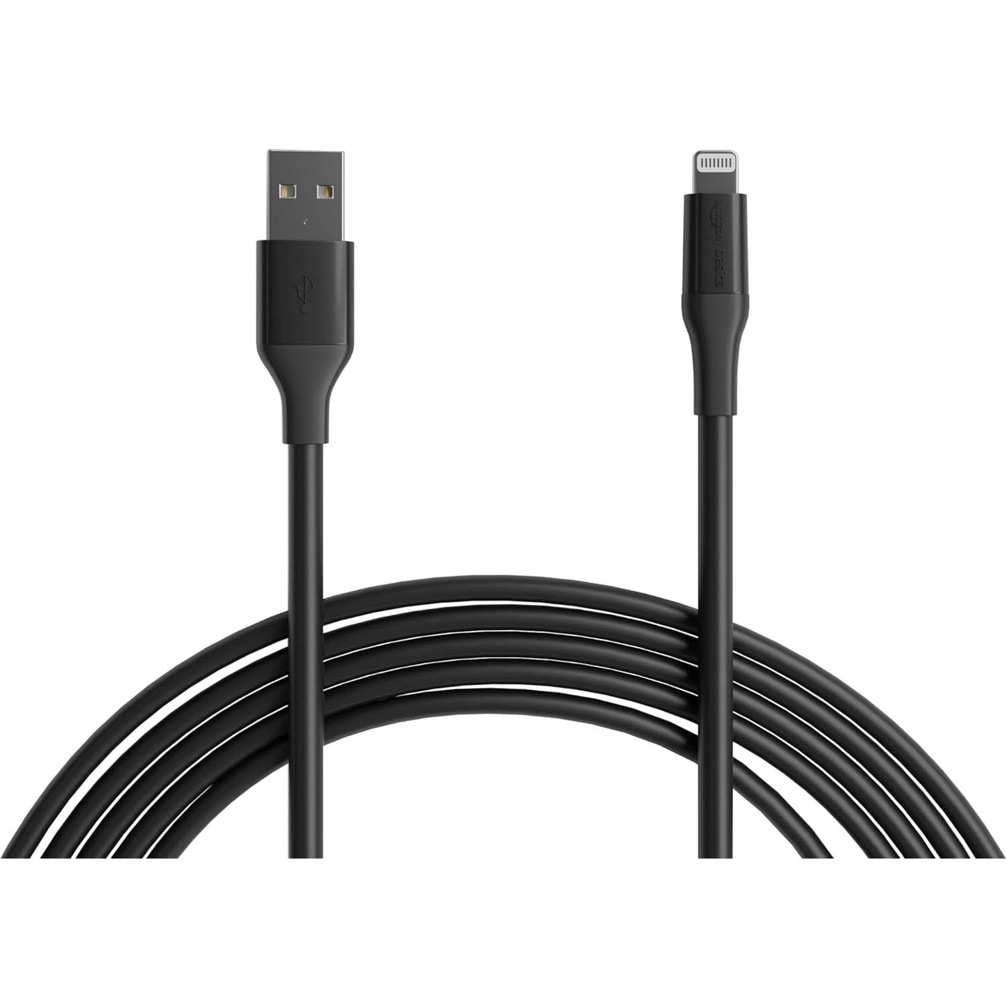 320428 - AMAZON BASICS Kabllo Karikimi USB-A në Lightning, MFi i çertifikuar, për Apple iPhone 14 13 12 11 X Xs Pro, Pro Max, Plus, iPad, 3 m, i zi