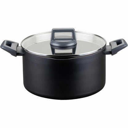 245851 - FACKELMANN Tigan Statement 24cm – Tenxhere me veshje qeramike – Alumini i ricikluar me veshje jo-ngjitëse – Pa PFAS, Dorezë rezistente ndaj nxehtësisë, e përshtatshme për të gjitha llojet e sobave, përfshirë induksionin