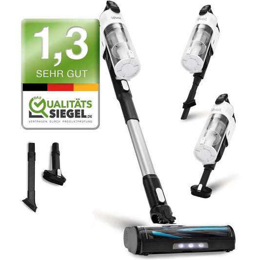 84208 - LEVOIT LVAC-200 - Fshesë Pa Tel, Ngjyra e Zezë dhe e Bardhë