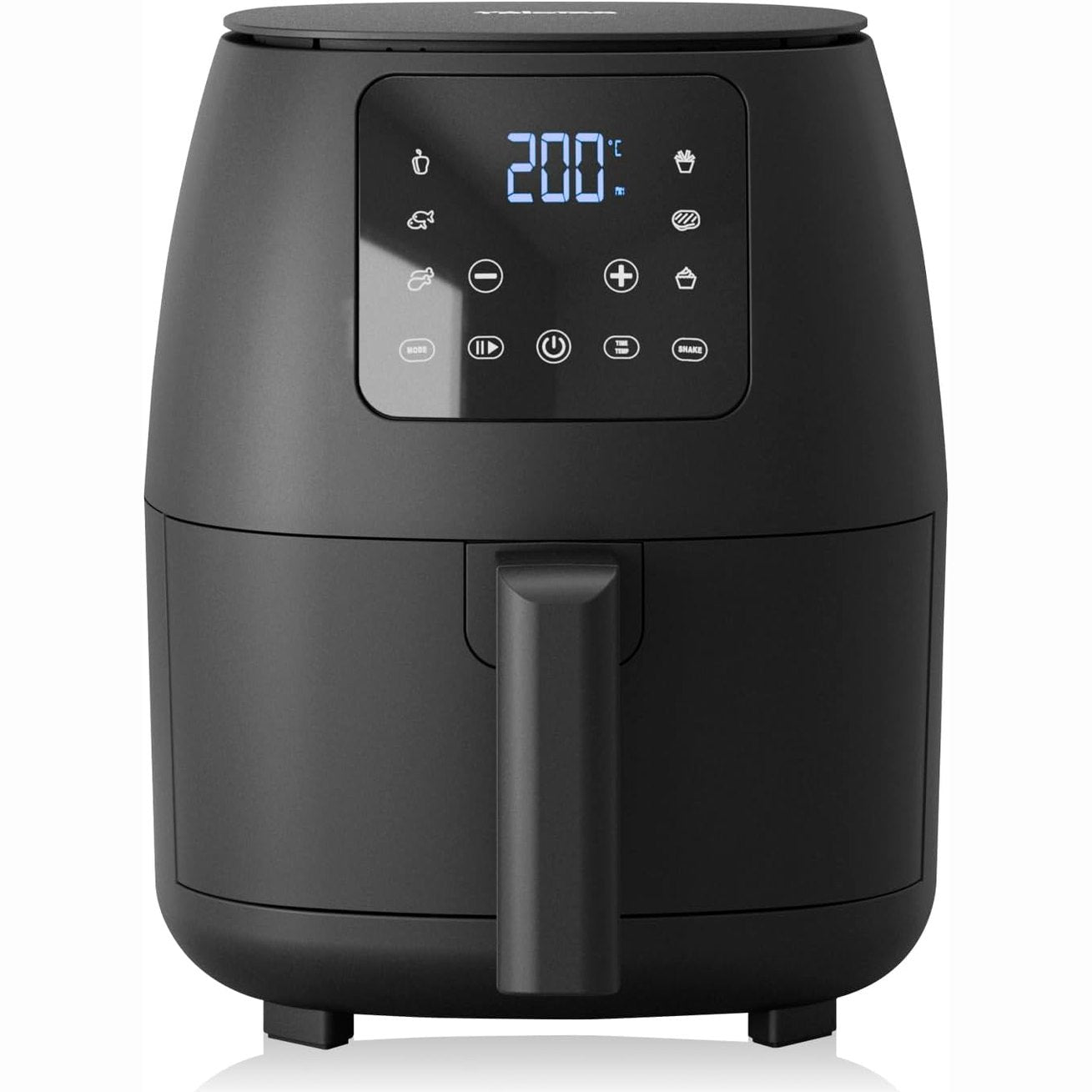 288347 - TRISTAR Fritezë Dixhitale me Ajër Mini, 2L, Pa Vaj, 6 Programe Gatimi, Shtresë Jo-Ngjitëse, Termostat i Rregullueshëm, 1500W, Model FR-9015