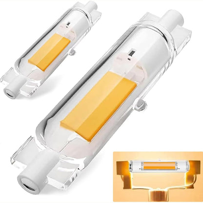 223439 - DVNOUA - Llampa R7S LED 78mm me errësim, 20W R7S LED 78mm zëvendësuese për llamba halogjene J78mm 200W, e bardhë e ngrohtë 3000K, 2000 lumen, pako me 2 copë