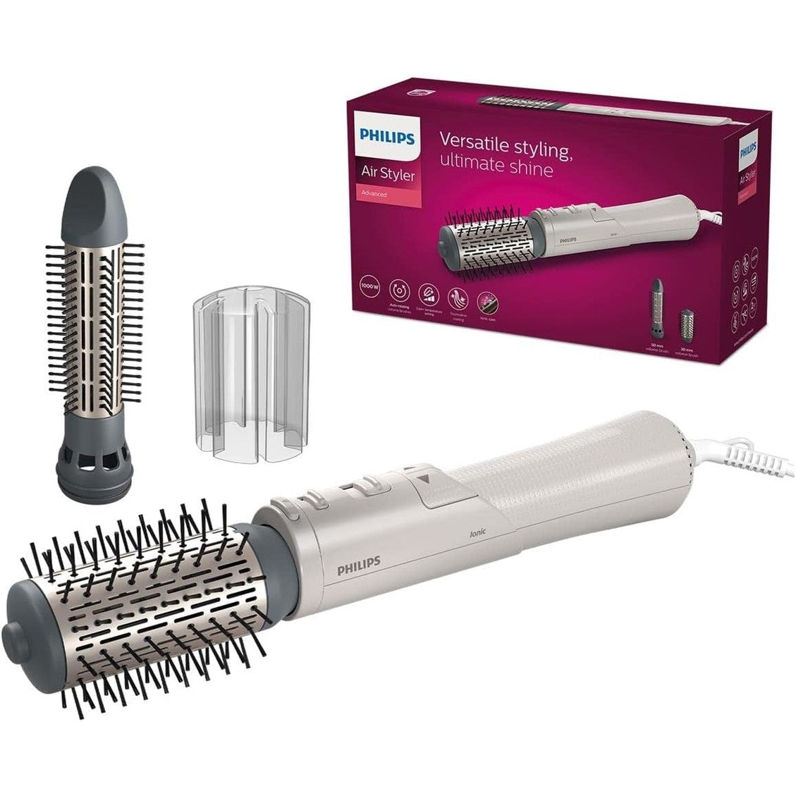 315690 - PHILIPS AirStyler Series 7000: Stilues flokësh me 2 aksesorë (Modeli BHA710/00)