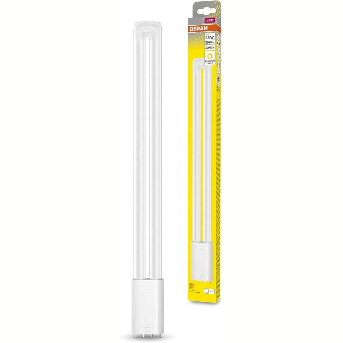 214235 - OSRAM Llambë LED për priza 2G11, 18W, 2070 Lumen, E bardhë e ngrohtë (3000K)