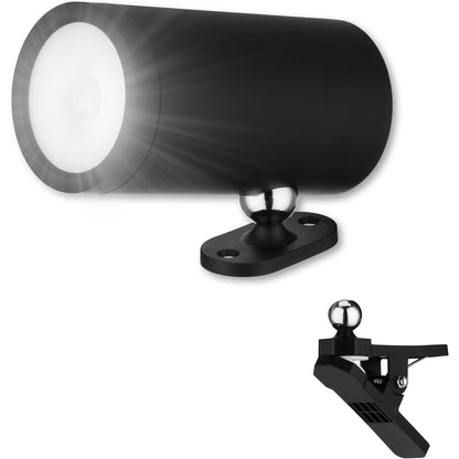 227560 - REV Dritë muri LED - Llambë muri me bateri dhe sensor lëvizjeje, 180lm, pa tel, e zbehtë, e rrotullueshme 360°, IP54, e zezë