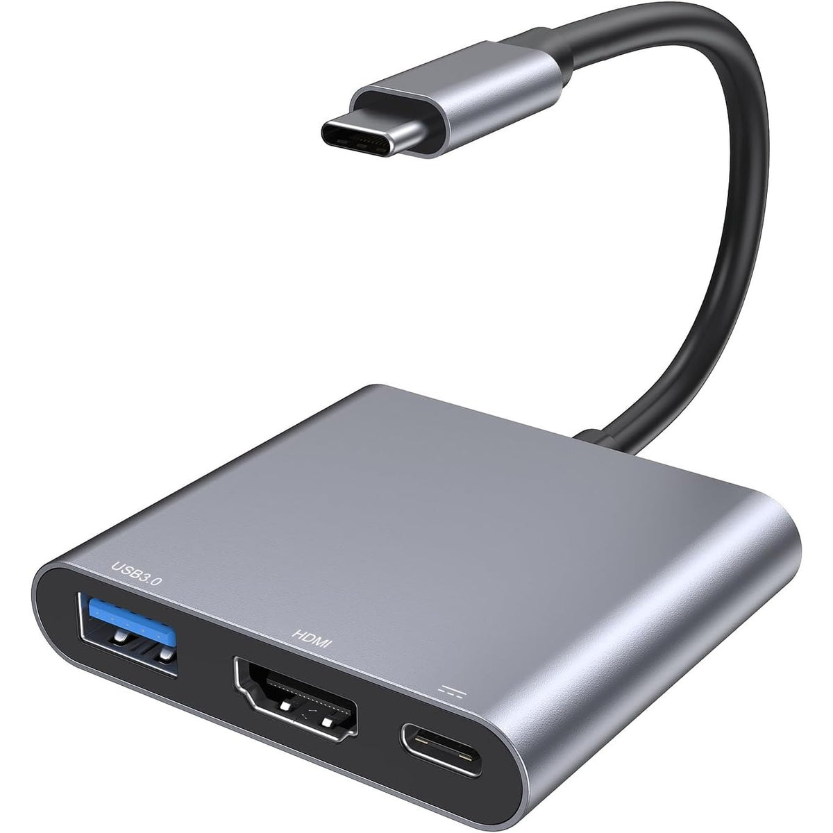 305572 - Përshtatës USB-C në HDMI, Qendër Dixhitale AV me Shumë Porta USB-C me 4K HDMI, USB 3.0 dhe 100W PD, për MacBook Pro/Air, iPad Pro/Air, Samsung, Surface, HP