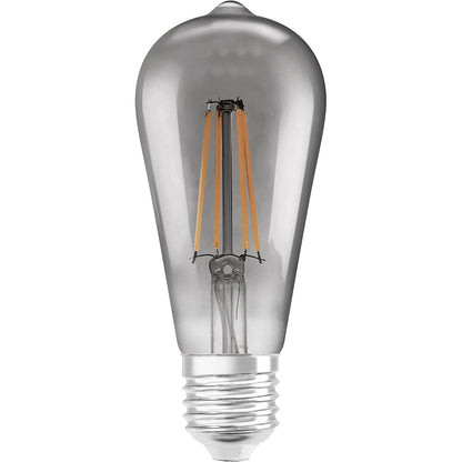 242142 - LEDVANCE Llampa LED E27, Llampë drite Edison me filament, SMART Home WiFi, 6W (540 lumen), e bardhë e ngrohtë (2500K), e pajtueshme me Alexa, Google Assistant, 1 llambë