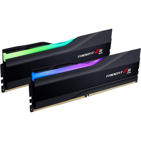 127213 - G.SKILL 64GB DDR5 Trident Z5 RGB, Kit 6000MHz CL30 1.40V, Kanale të Dyfishta, 2x 32GB, i Zi