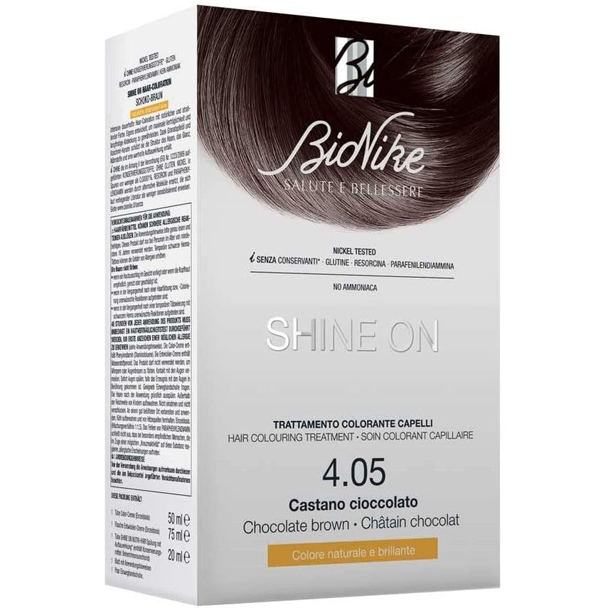 303624 - BIONIKE Shine On, Trajtim për Ngjyrosjen e Flokëve, Kit Ngjyrosës pa Amoniak, veprim ushqyes dhe mbrojtës, jep një ngjyrë natyrale dhe të shkëlqyer, mbulon flokët gri
