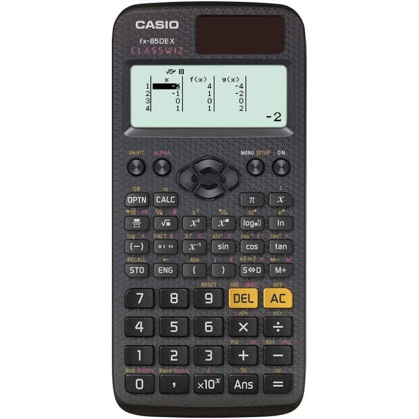 276679 - CASIO Kalkulator Teknik dhe Shkencor FX-85DE X ClassWiz, Udhëzues në gjermanisht