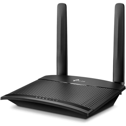 276455 - TP-LINK MR100, Router 4G LTE me Vend për Kartë SIM, Shpejtësi deri në 300 Mb/s (WiFi) dhe 150 Mb/s (LTE), 2 Antena të Jashtme, Lidh dhe Përdor, 2 Porta LAN/WAN, Ngjyra: E Zezë