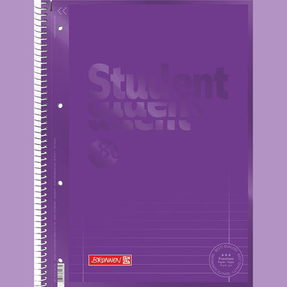 310743 - BRUNNEN - Kodi i ngjyrës së studentit Premium Collegeblock, A4, Lineature 27, 80 fletë, vjollcë