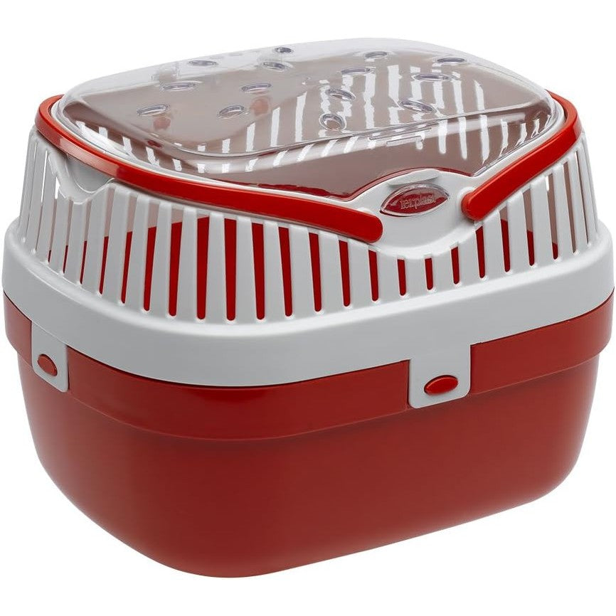 185340 - FERPLAST ALADINO Ferplast ALADINO MEDIUM Mbajtëse Kafshësh për Derra Guinea dhe Brejtës të Tjerë, Plastike me Kapak Transparent, Hapësira Ventilimi dhe Dorezë