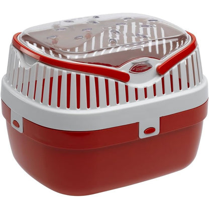 185340 - FERPLAST ALADINO Ferplast ALADINO MEDIUM Mbajtëse Kafshësh për Derra Guinea dhe Brejtës të Tjerë, Plastike me Kapak Transparent, Hapësira Ventilimi dhe Dorezë